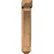 Ekena Millwork Thorton Arts and Crafts Smooth Bracket w/ Offset Brace, Western Red Cedar, 5 1/2"W x 18"D x 30"H BKT0604X18X30THR03SWR - alternate 4